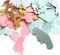 Footprint Baby Shower Confetti for Gender Reveal Party Table Decorations,Baby Gender Party Favor Candy Box/Bag DIY Decor Supplies 250CT